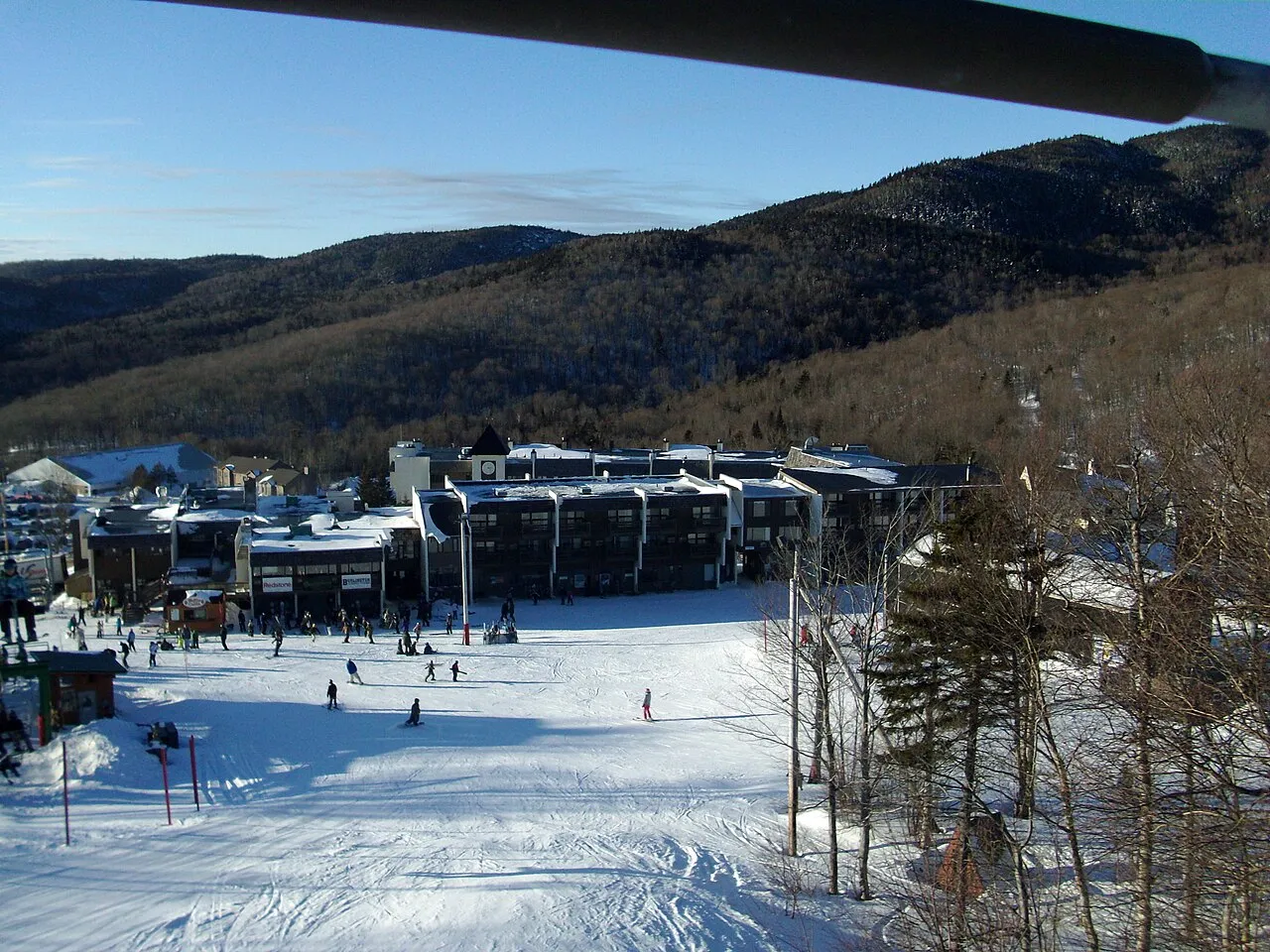 The Bolton Valley Ski Resort Lodge.