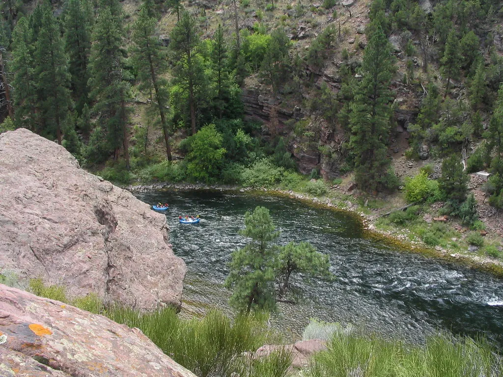 Green River Near Flaming Gorge Dam, Utah