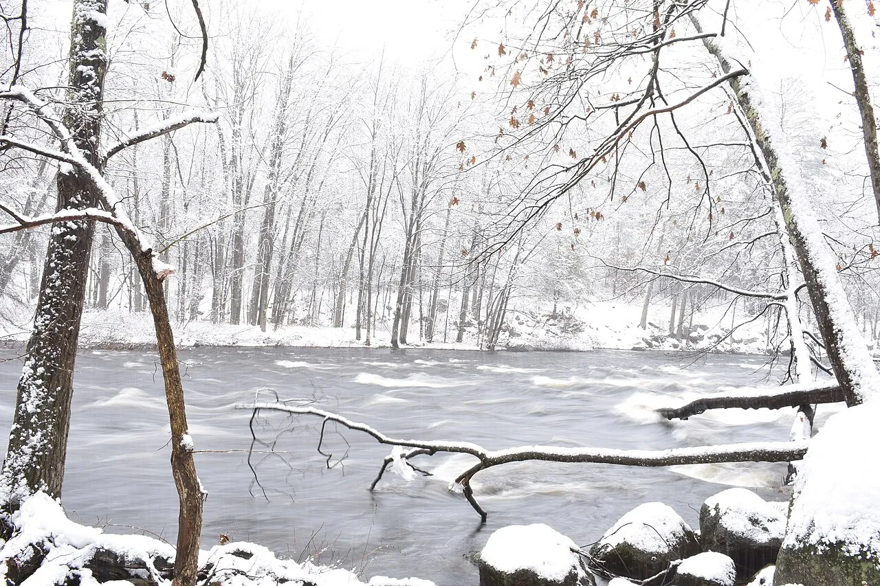 Snowy Henniker, the town at the foot of Pats Peak