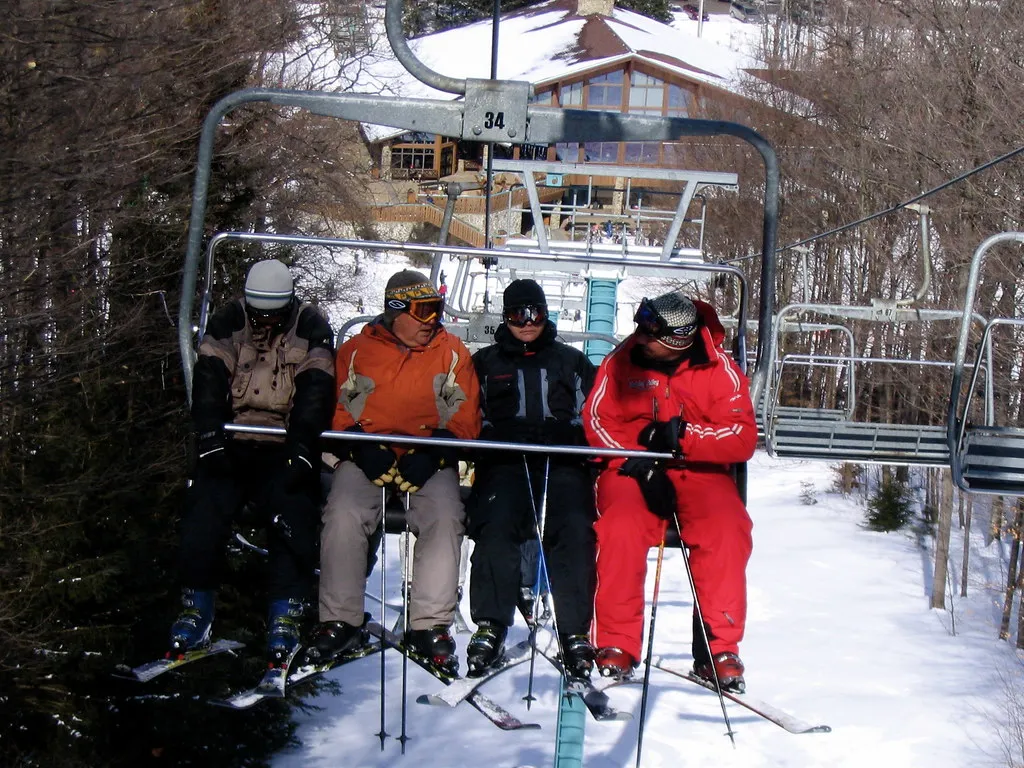 the skiers