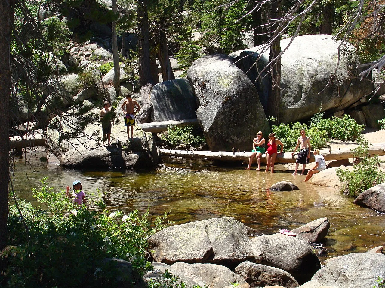 "Indian Pools" near china peak ski resort
