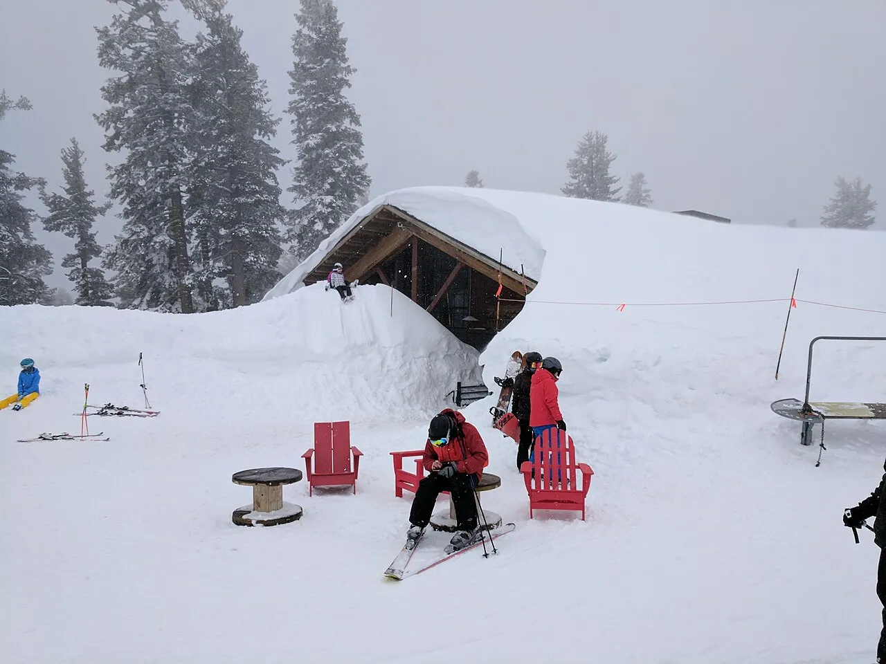 The Summit Smokehouse, at the peak of Mt.