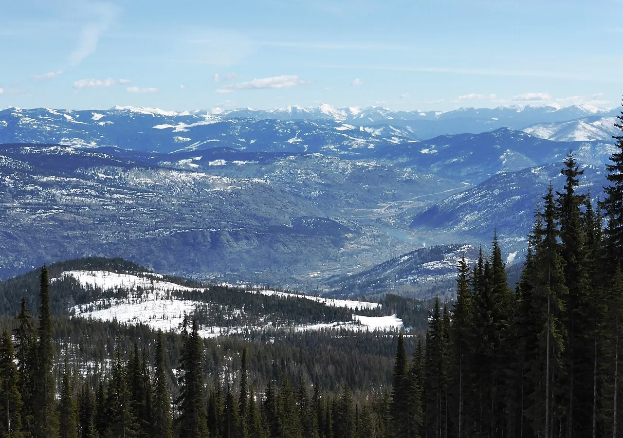 View from Red Mountain Ski Resort