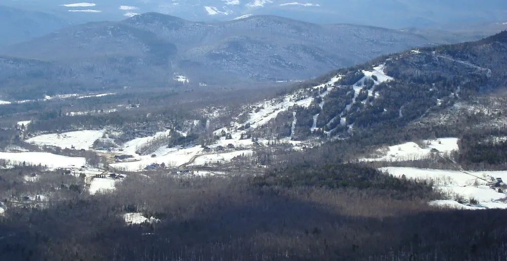 Black Mountain Ski Area as seen from South Doublehead Mountain