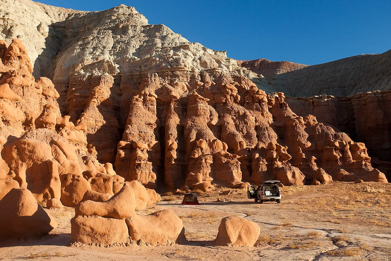 Campsite, on west side of Wild Horse Butte