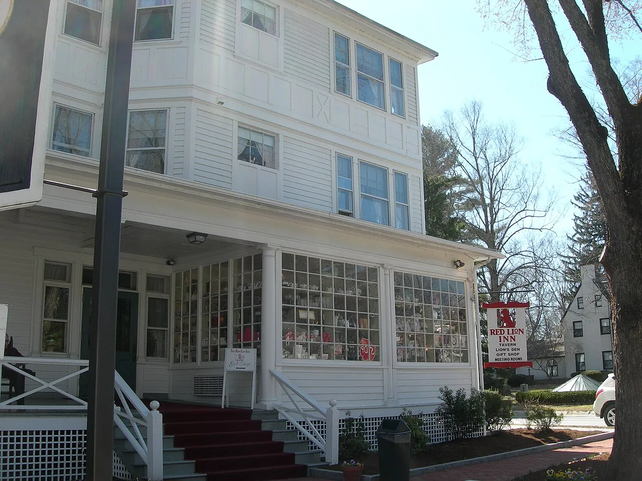 The Red Lion Inn, a Stockbridge landmark since 1773