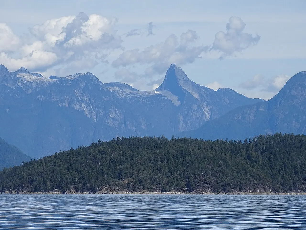 Mount Denman from Desolation Sound