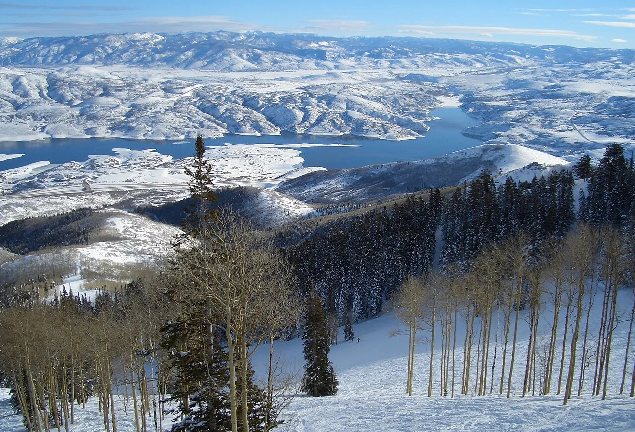 view from the chair lift.