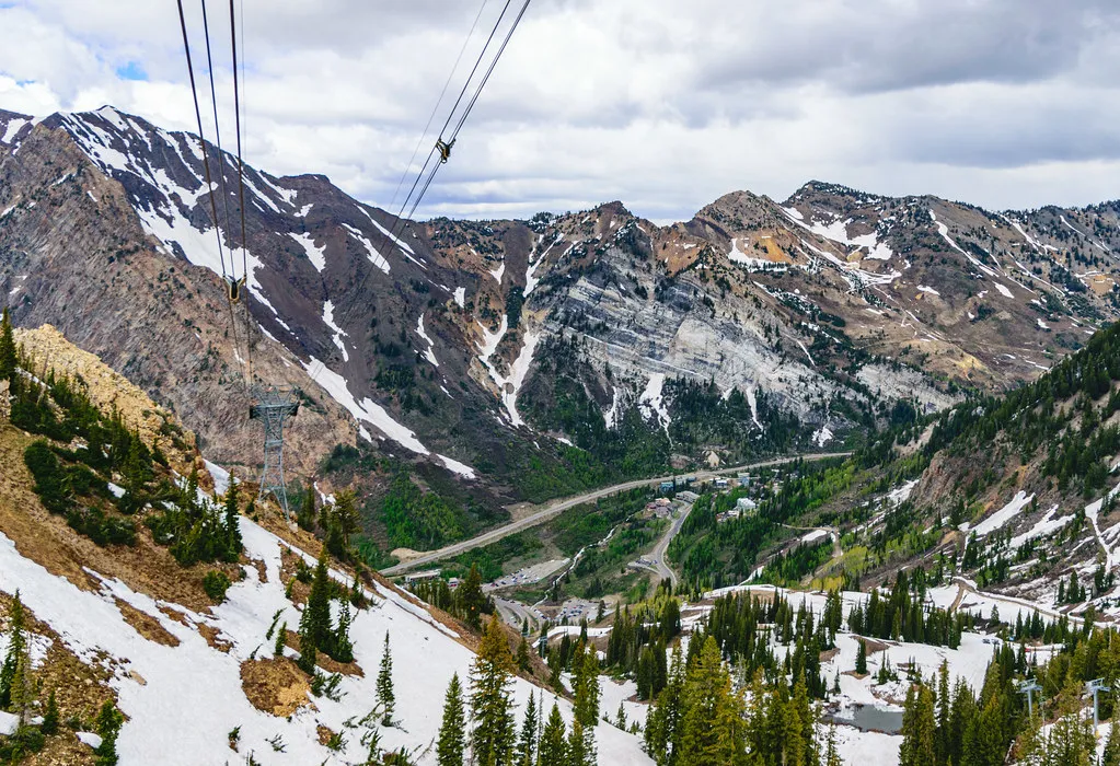 USA - Utah - Little Cottonwood Canyon - Snowbird Ski Resort