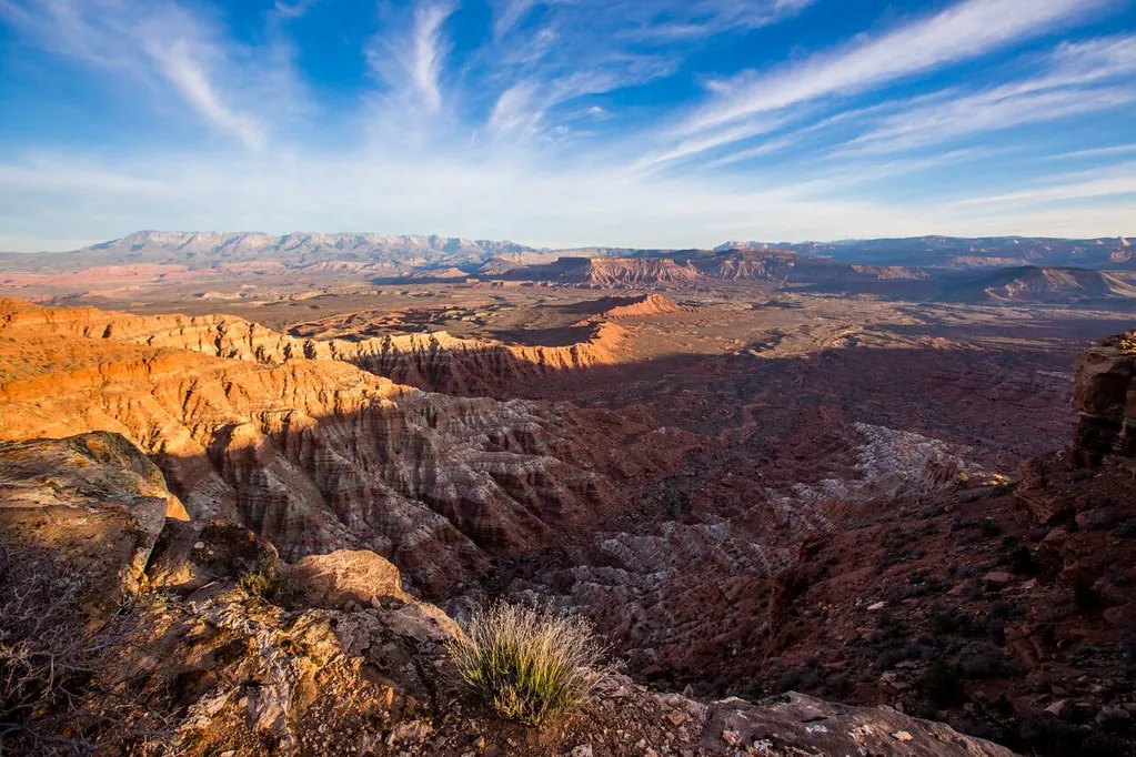 Gooseberry Mesa and Hurricane Cliffs in Utah