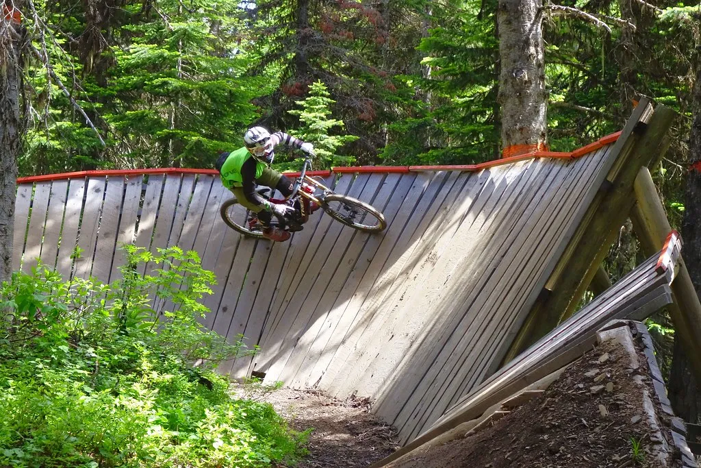 Martin on Double Dog wall ride