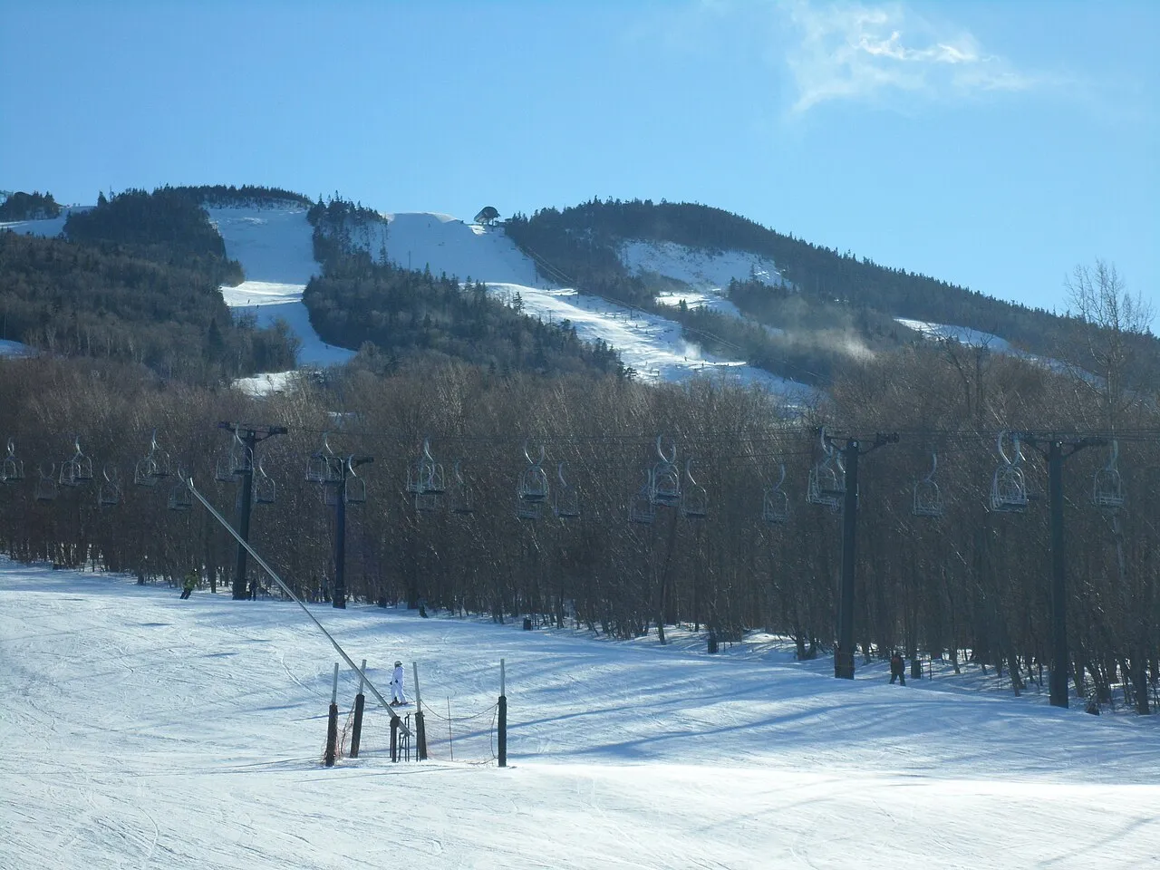 Boardercross Course Snowshed Double Killington Ski Area Green Mountains Rutland County Central Vermont