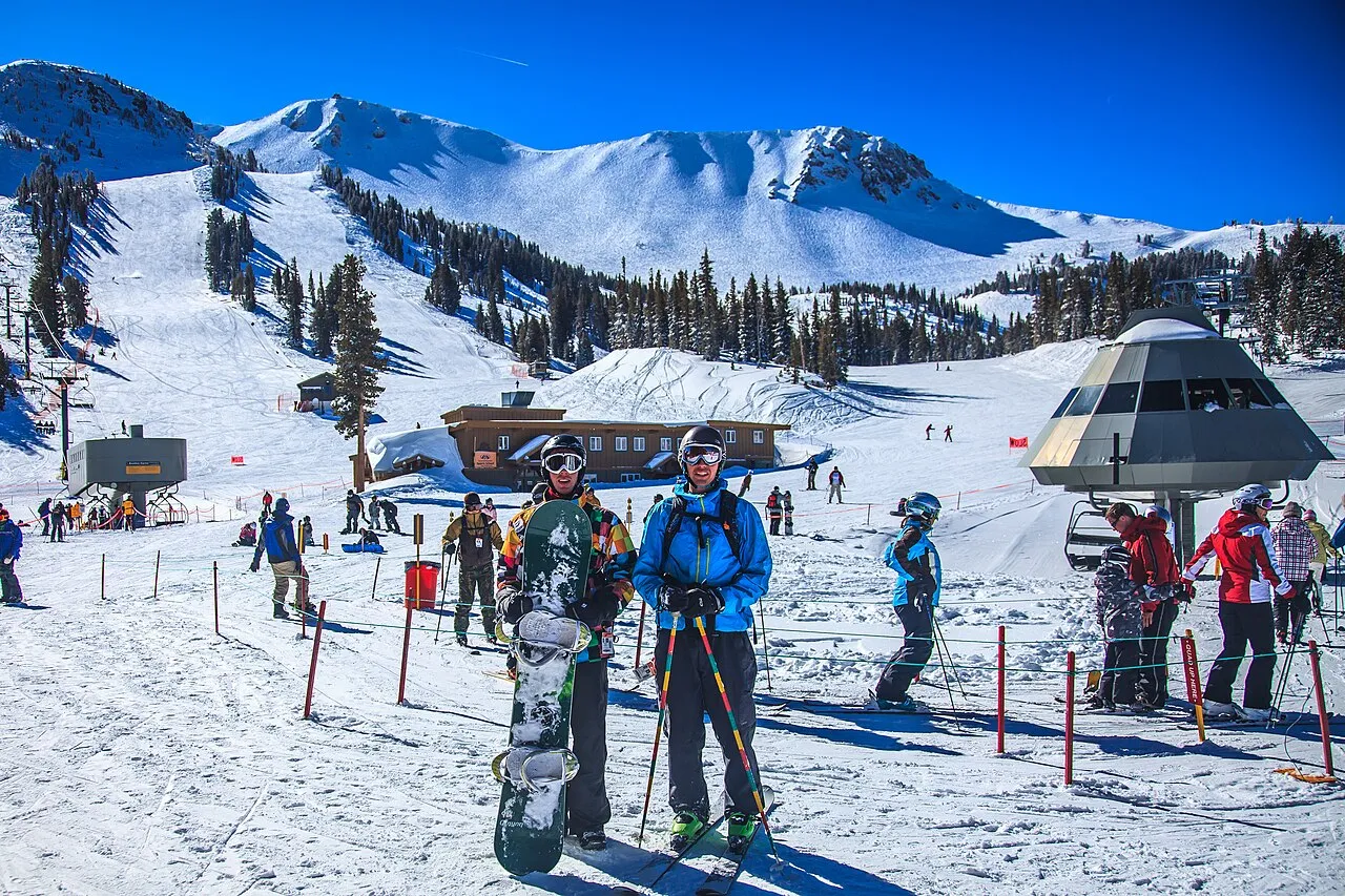 Mammoth Mtn ski area...Scott & Robin Foubister...a skiing paradise