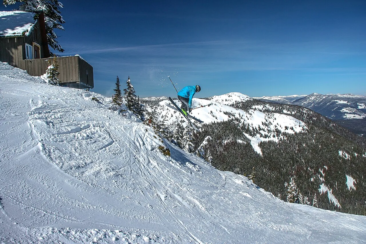 a short visit to Rossland BC, and the Red Mountain Ski Resort...Robin does his thing near the top of Granite Mtn-3...